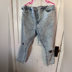 Super high rise skinnish jeans